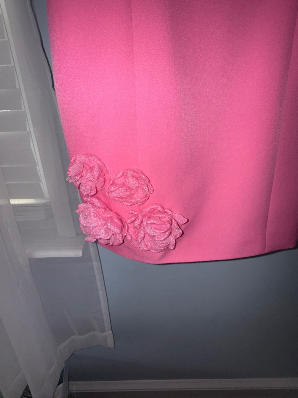 Elliatt Pink Floral Appliqué Mini Dress - Picture 4 of 7